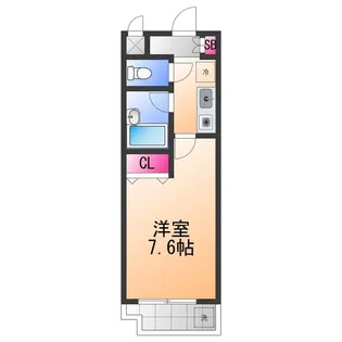 ベルデ堺東【3階】の間取り