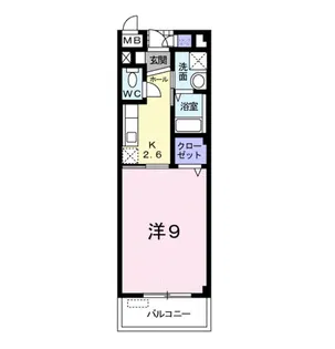 フォレスト フィールド【2階】の間取り