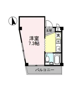 ハイツファミール【3階】の間取り