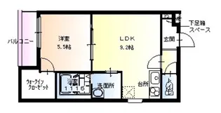 フジパレス堺もずⅢ番館【1階】の間取り
