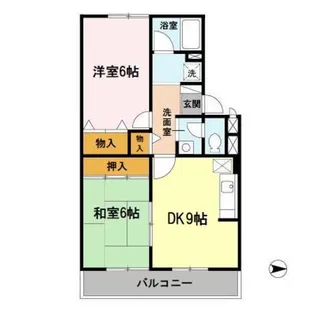 グランディールしののめ【1階】の間取り
