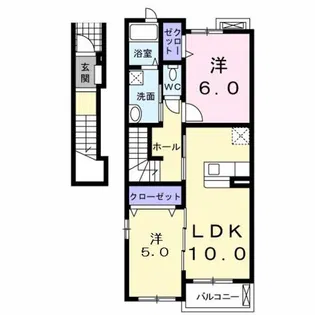 上参番館【2階】の間取り