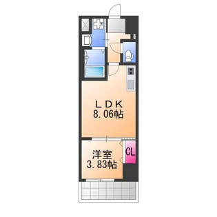 FREEDOM residence堺寺地町【2階】の間取り