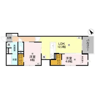 Porto Sereno【2階】の間取り