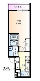 フジパレス新金岡Ⅴ番館【2階】の間取り