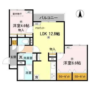 クラシスト新金岡【3階】の間取り