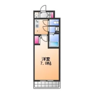 Alivis堺浜寺【8階】の間取り