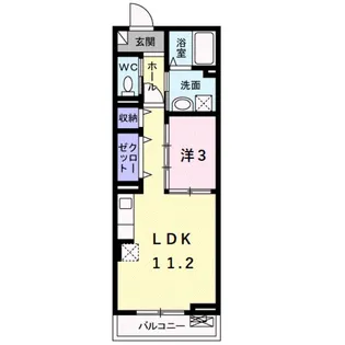 フランコリーヌ【2階】の間取り