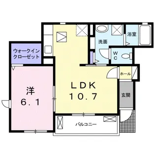 辻野タウンハイツ【1階】の間取り
