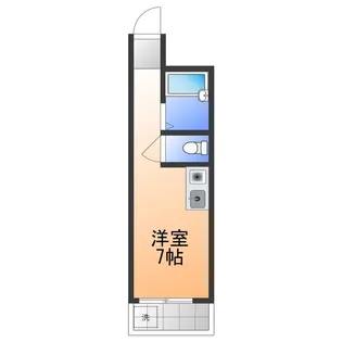 川口ハイツ【4階】の間取り