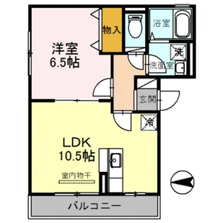 エスポワール【3階】の間取り