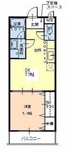 フジパレス草尾【2階】の間取り