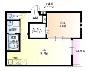 フジパレス湊駅東【1階】の間取り