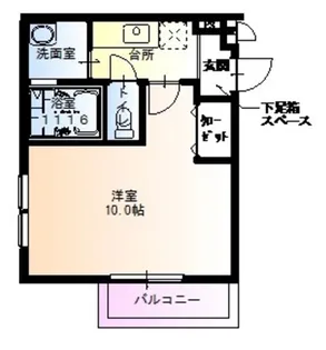 フジパレス百舌鳥本町Ⅱ番館【2階】の間取り
