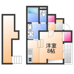 イーストフィールド船堂町【1階】の間取り