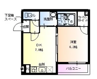 フジパレス堺もずⅢ番館【2階】の間取り