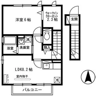 ソレイユ デュオ【2階】の間取り