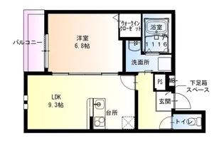フジパレス湊駅南ノース【3階】の間取り
