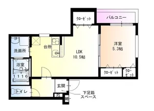 フジパレス百舌鳥八幡Ⅴ番館【3階】の間取り