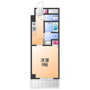 鳳TKハイツ2号館【4階】の間取り