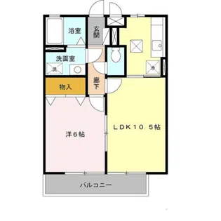 エストゥディオ【1階】の間取り