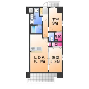 スプランディッド新金岡【11階】の間取り
