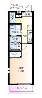 フジパレス初芝駅東Ⅰ番館【1階】の間取り