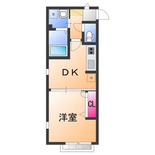 ラビアンローゼ【1階】の間取り