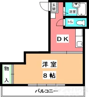 ハイツサンシャイン【403号室】の間取り