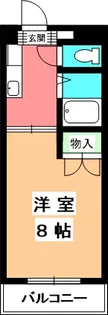 アメニティー御宝【701号室】の間取り