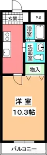 Goody SANGOYA【3階】の間取り