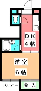 ハイツサンシャイン【205号室】の間取り