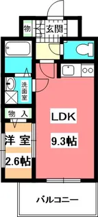 アステリア萱町【6階】の間取り