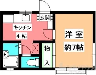 シェモアT【202号室】の間取り
