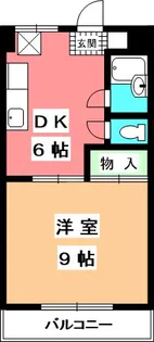 マンションふじ【308号室】の間取り