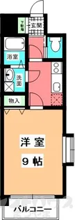 シャンティ平和通【10階】の間取り