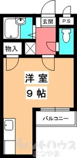 プチシャンブルM【201号室】の間取り