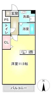 リベラルハイツ【305号室】の間取り