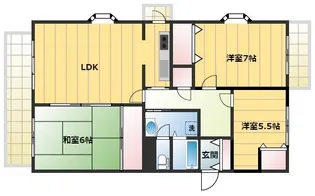 千葉県成田市玉造7丁目【マンション】の間取り