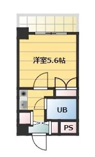 R FIELDS KAWAGUCHI【5階】の間取り