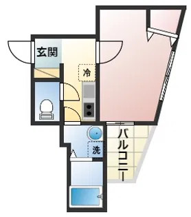 ヒルズ市川大野【1階】の間取り