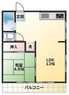 コーポユリ【2階】の間取り