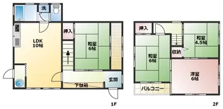 千葉県松戸市西馬橋4丁目【一戸建】の間取り