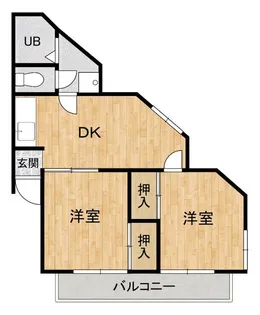グリーンコート【2階】の間取り