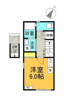 ベレガンス新鎌ヶ谷II【2階】の間取り