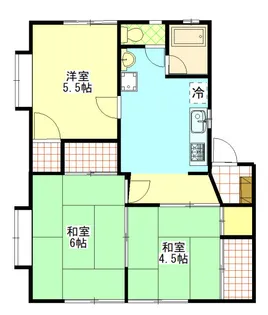 コーポ小川【101号室】の間取り
