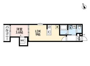 Cullinan Santuario【101号室】の間取り