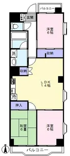 ラフィーヌ・馬橋【4階】の間取り