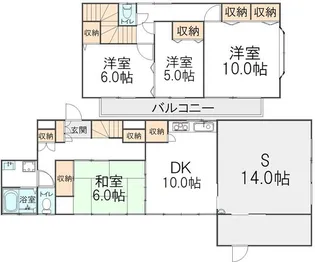 MOハイツ【1号室】の間取り