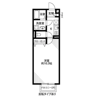 アムール L.A【205号室】の間取り